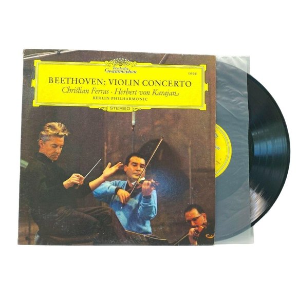 Beethoven Violin Concerto Vinyl LP Christian Ferras Karajan Berlin Philharmonic - Picture 1 of 5